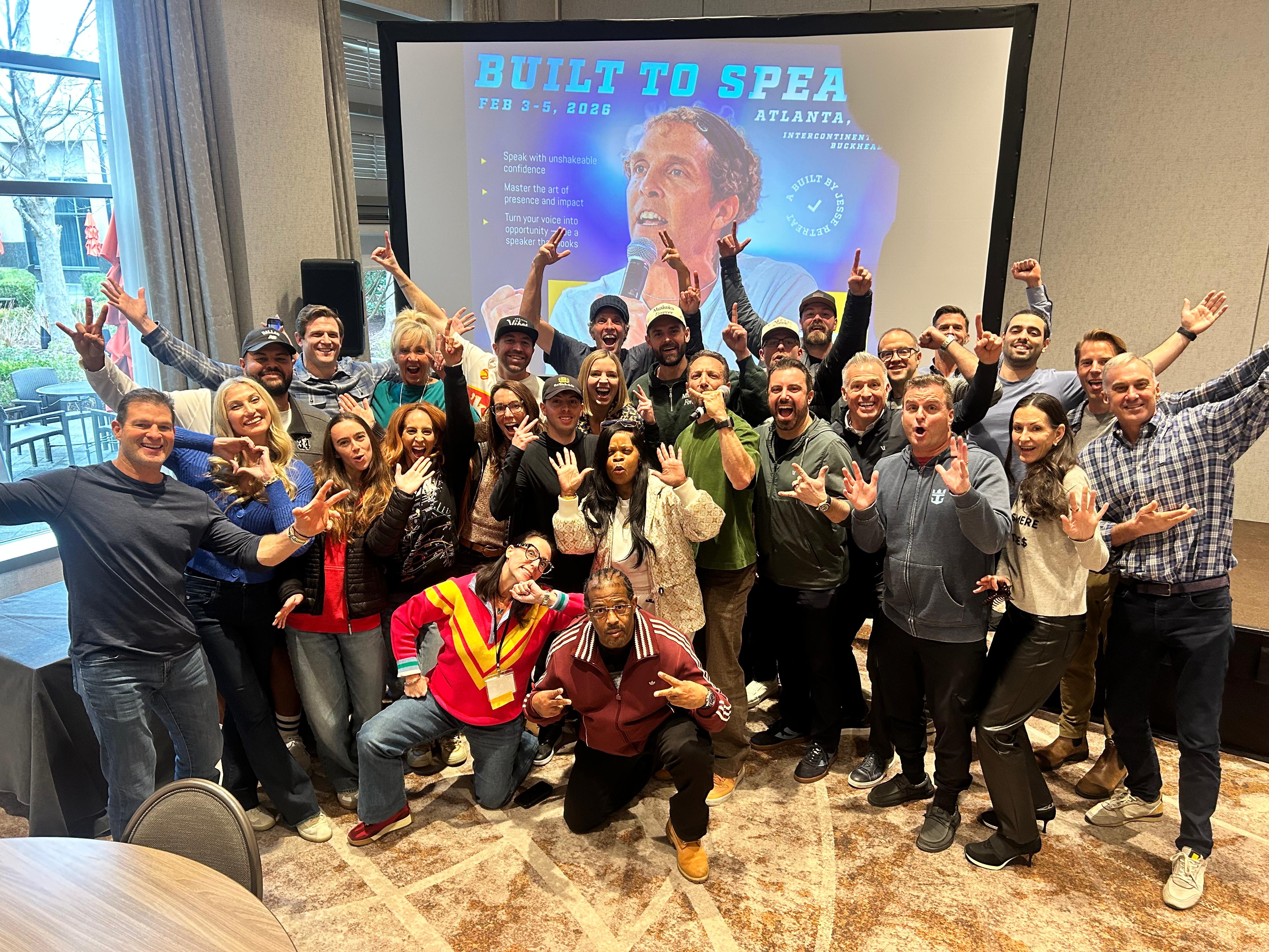 Rob Cressy at Jesse Itzler Built to Speak event